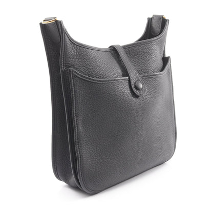 エヴリン 3 トロワ PM ショルダーバッグ トリヨンクレマンス ブラック ゴールド金具 B刻印 エルメス バッグ HERMES
