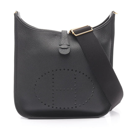エヴリン 3 トロワ PM ショルダーバッグ トリヨンクレマンス ブラック ゴールド金具 B刻印 エルメス バッグ HERMES
