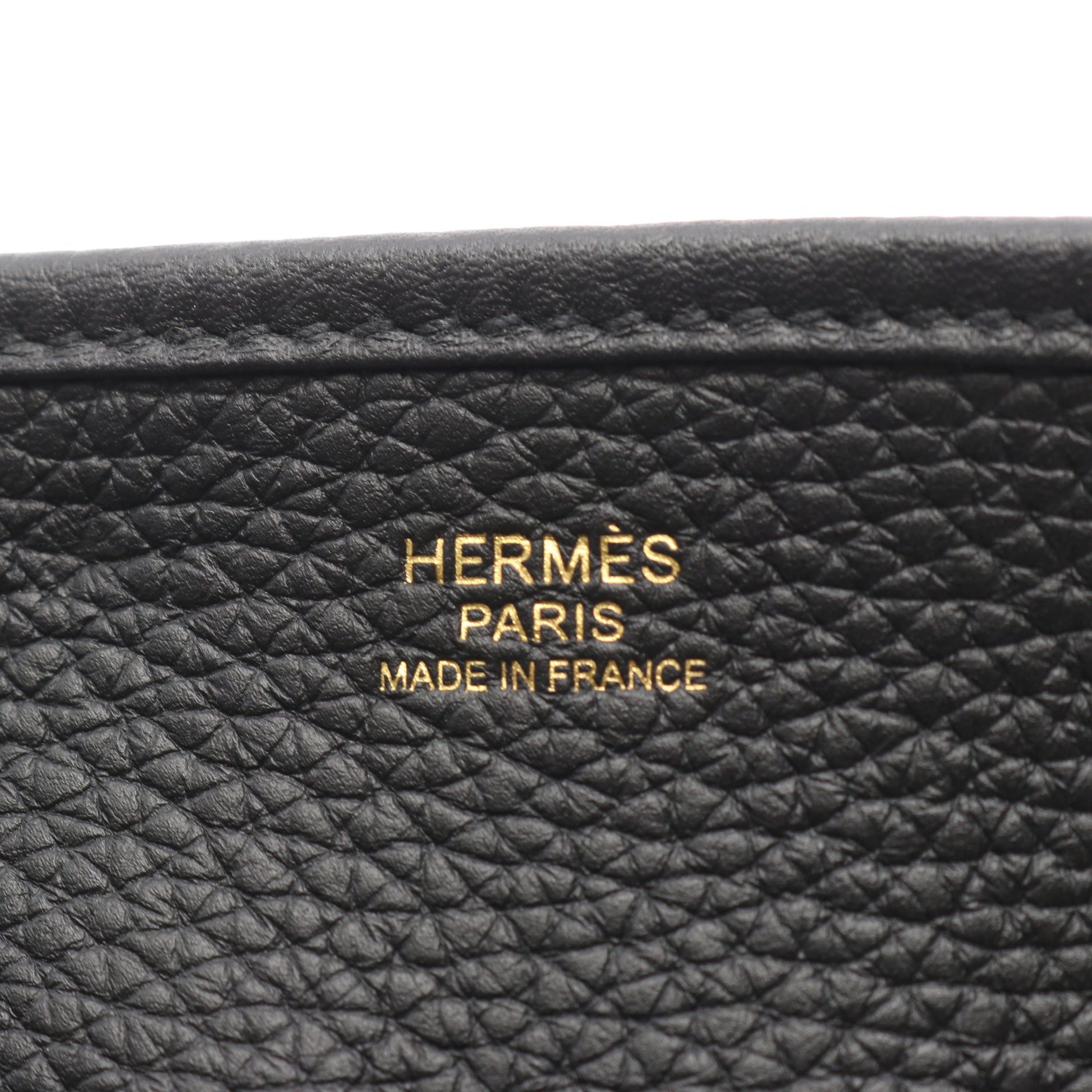エヴリン 3 トロワ PM ショルダーバッグ トリヨンクレマンス ブラック ゴールド金具 B刻印 エルメス バッグ HERMES