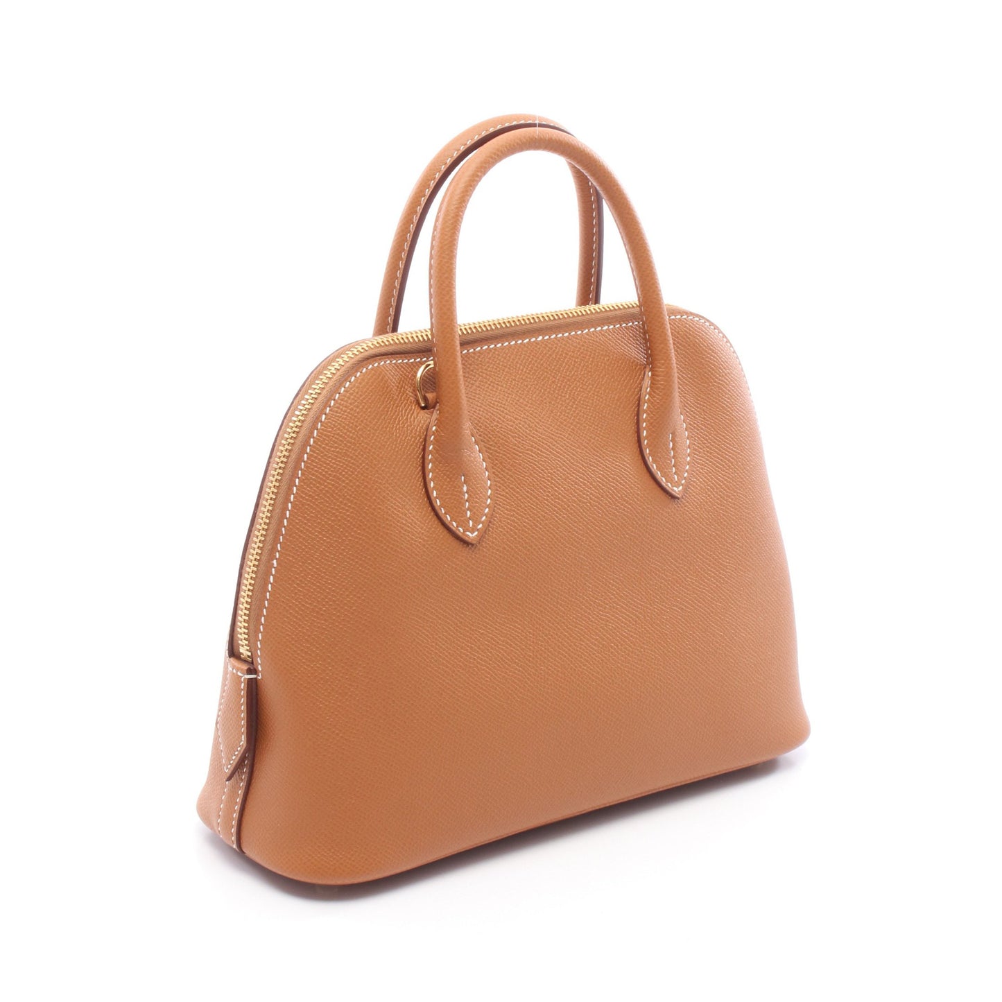 ボリード1923 25 ゴールド ハンドバッグ ヴォーエプソン ブラウン ゴールド金具 2WAY K刻印 エルメス バッグ HERMES