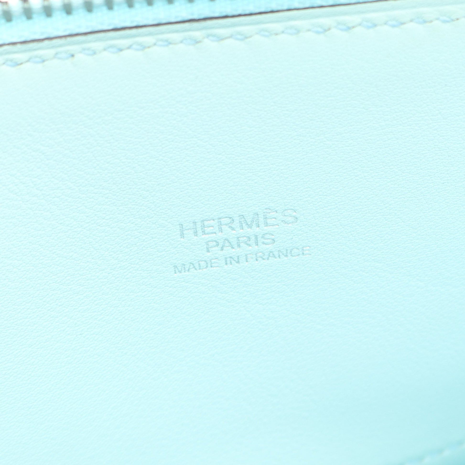 ボリード27 ブルーゼフィール ハンドバッグ ヴォースイフト ライトブルー シルバー金具 2WAY A刻印 エルメス バッグ HERMES