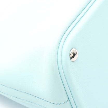 ボリード27 ブルーゼフィール ハンドバッグ ヴォースイフト ライトブルー シルバー金具 2WAY A刻印 エルメス バッグ HERMES