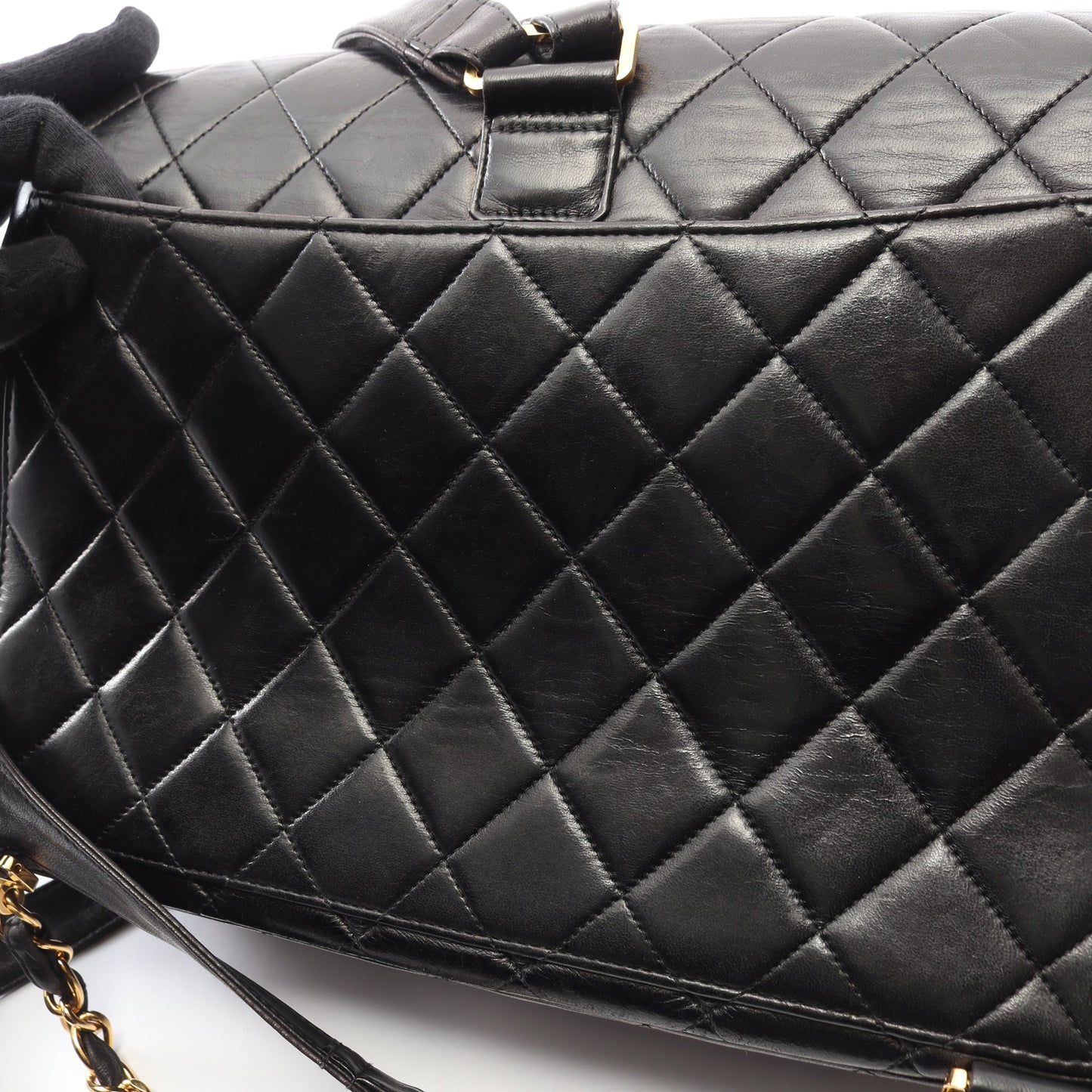 マトラッセ バックパック リュックサック ラムスキン ブラック ゴールド金具 シャネル バッグ CHANEL