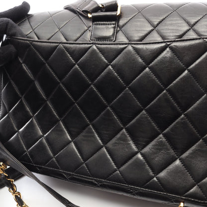 マトラッセ バックパック リュックサック ラムスキン ブラック ゴールド金具 シャネル バッグ CHANEL