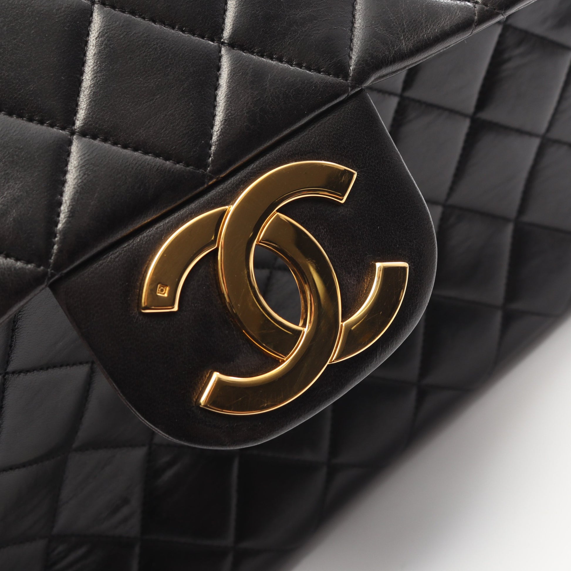マトラッセ バックパック リュックサック ラムスキン ブラック ゴールド金具 シャネル バッグ CHANEL