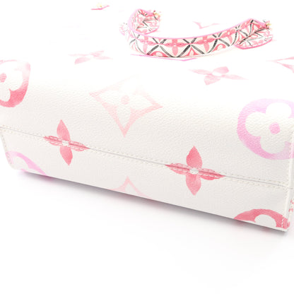 オンザゴー PM LV バイザプール モノグラムジャイアント ハンドバッグ PVC オフホワイト 2WAY ルイヴィトン バッグ LOUIS VUITTON