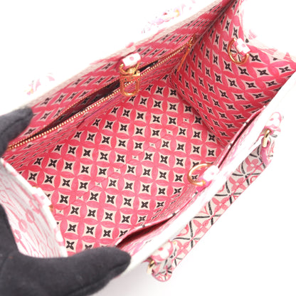オンザゴー PM LV バイザプール モノグラムジャイアント ハンドバッグ PVC オフホワイト 2WAY ルイヴィトン バッグ LOUIS VUITTON
