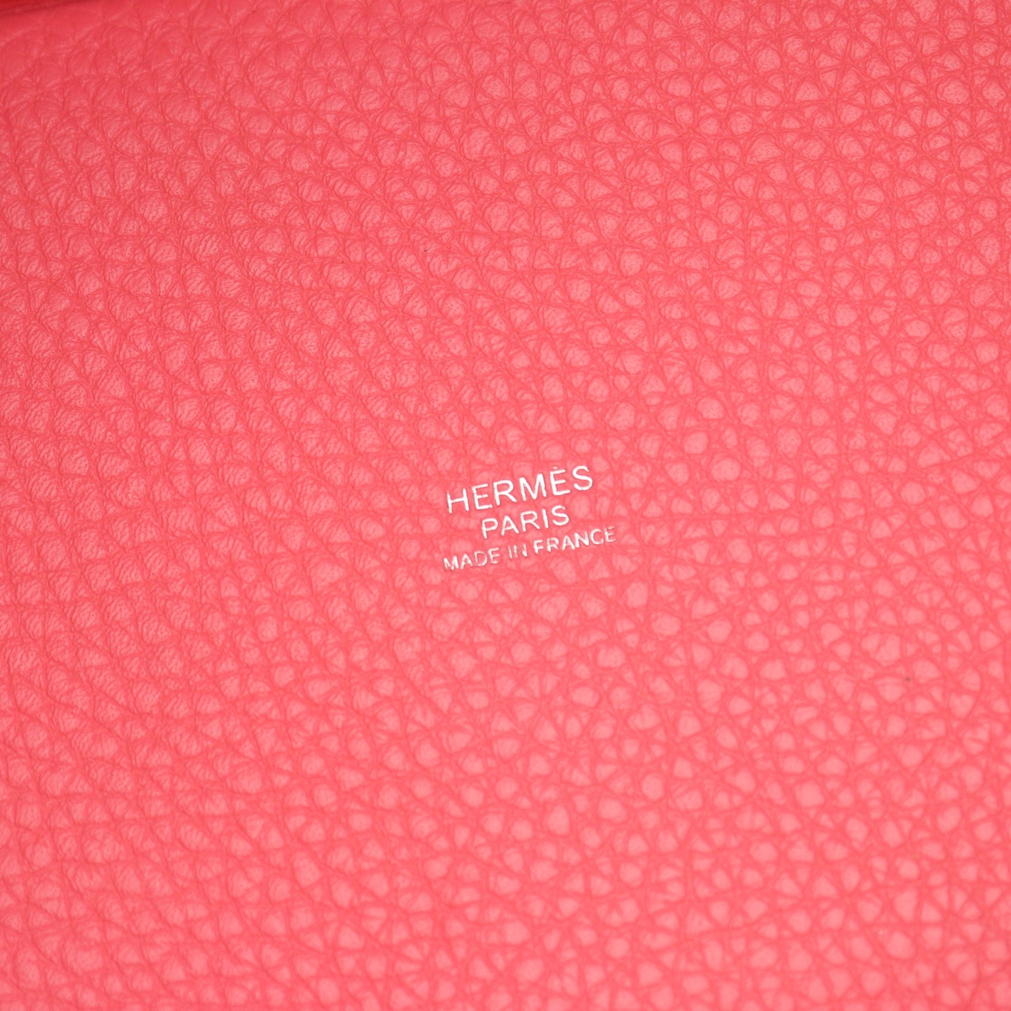 ピコタンロックPM ローズアザレ ハンドバッグ トリヨンクレマンス ピンク シルバー金具 Y刻印 エルメス バッグ HERMES
