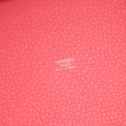 ピコタンロックPM ローズアザレ ハンドバッグ トリヨンクレマンス ピンク シルバー金具 Y刻印 エルメス バッグ HERMES