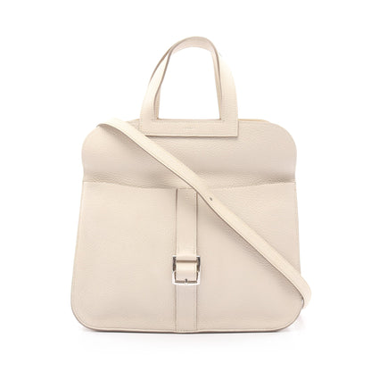 アルザン31 ハンドバッグ トリヨンクレマンス アイボリー シルバー金具 2WAY T刻印 エルメス バッグ HERMES