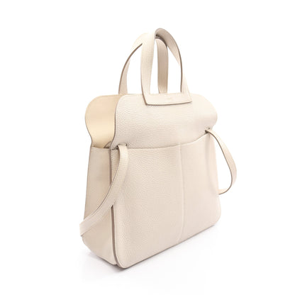 アルザン31 ハンドバッグ トリヨンクレマンス アイボリー シルバー金具 2WAY T刻印 エルメス バッグ HERMES