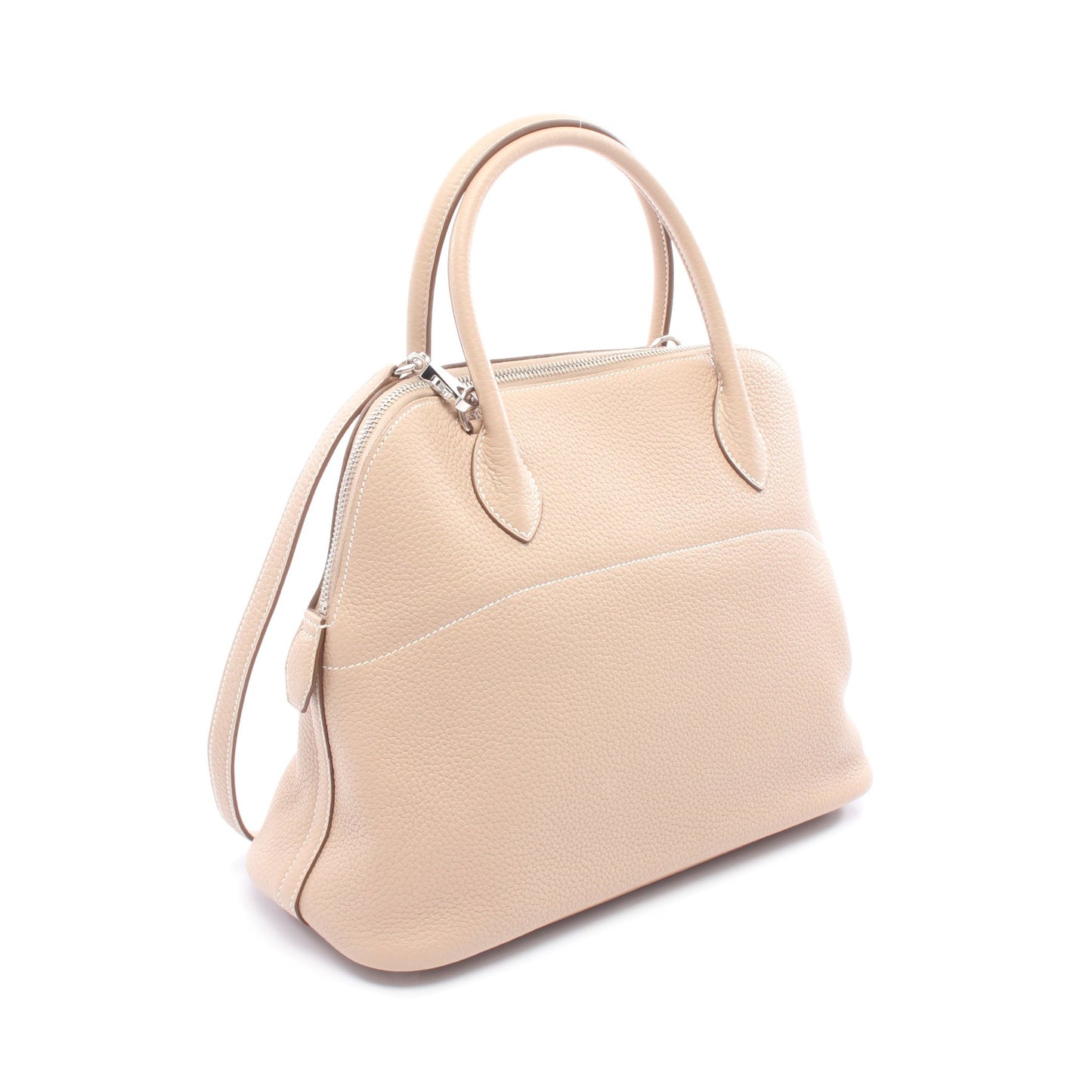ボリード31 アルジル ハンドバッグ トリヨンクレマンス ベージュ シルバー金具 2WAY □Q刻印 エルメス バッグ HERMES