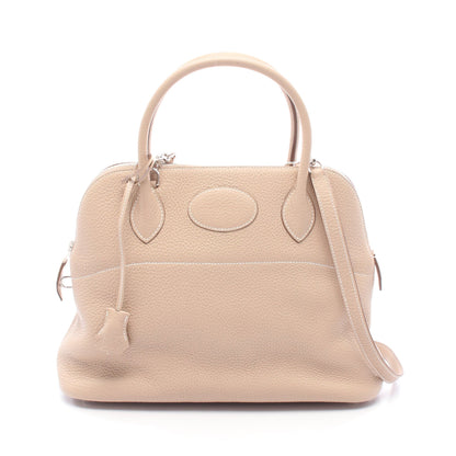 ボリード31 アルジル ハンドバッグ トリヨンクレマンス ベージュ シルバー金具 2WAY □Q刻印 エルメス バッグ HERMES