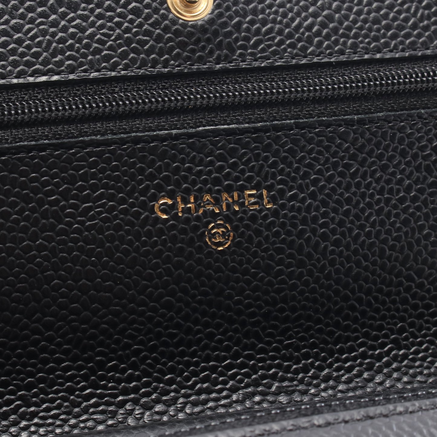 マトラッセ チェーンウォレット キャビアスキン ブラック ゴールド金具 シャネル バッグ CHANEL