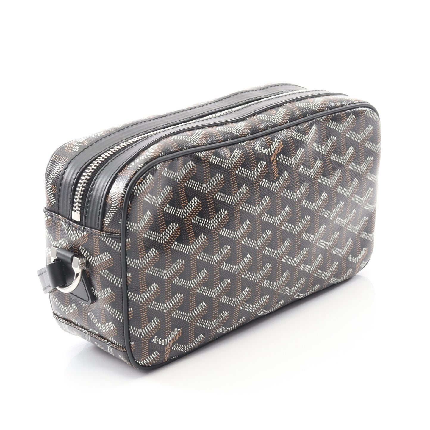 カップヴェールPM ショルダーバッグ コーティングキャンバス レザー ブラック マルチカラー ゴヤール バッグ GOYARD