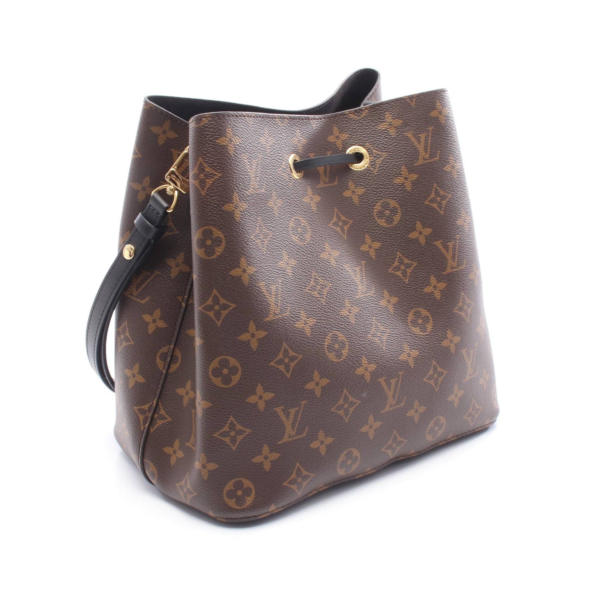 ネオノエ モノグラム ノワール ショルダーバッグ PVC レザー ブラウン ブラック ルイヴィトン バッグ LOUIS VUITTON