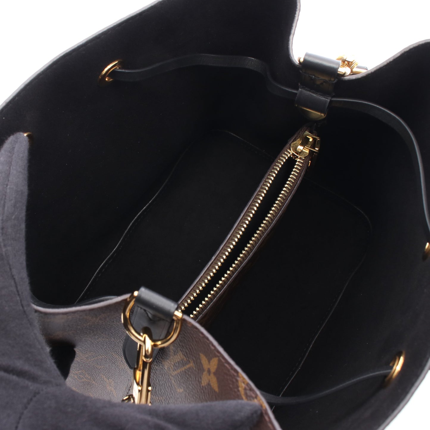 ネオノエ モノグラム ノワール ショルダーバッグ PVC レザー ブラウン ブラック ルイヴィトン バッグ LOUIS VUITTON
