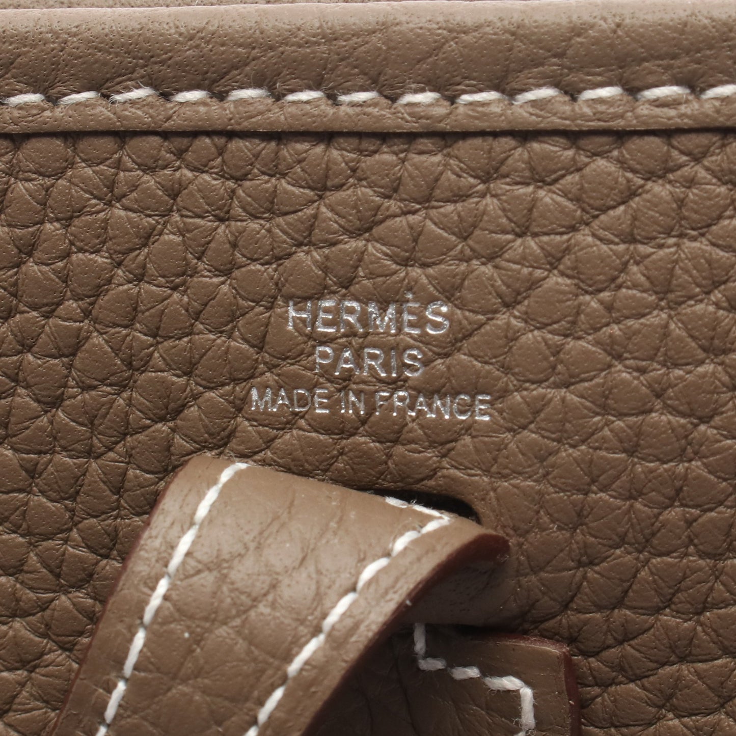 エヴリンTPM エトゥープ ショルダーバッグ トリヨンクレマンス グレーブラウン シルバー金具 K刻印 エルメス バッグ HERMES