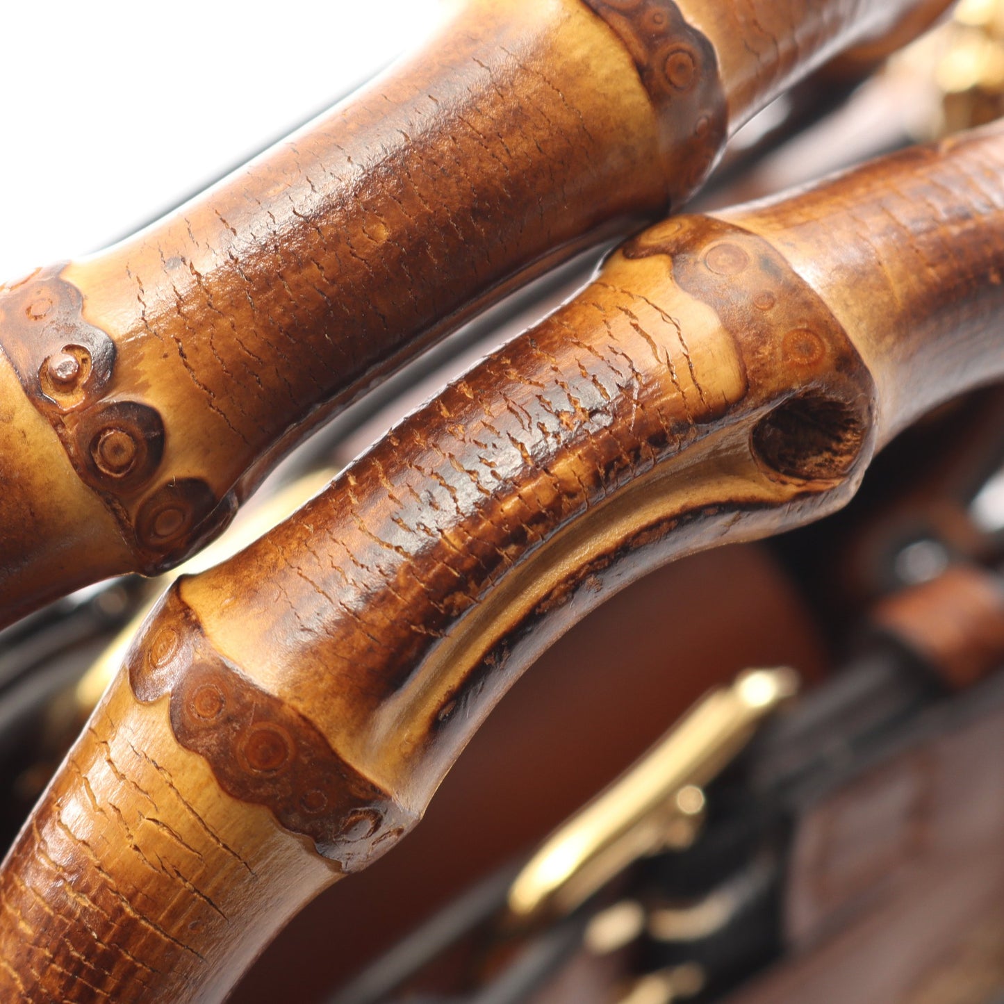 ダイアナ クリスタル スモール GGキャンバス ハンドバッグ トートバッグ キャンバス レザー ベージュ ブラウン 2WAY グッチ バッグ GUCCI