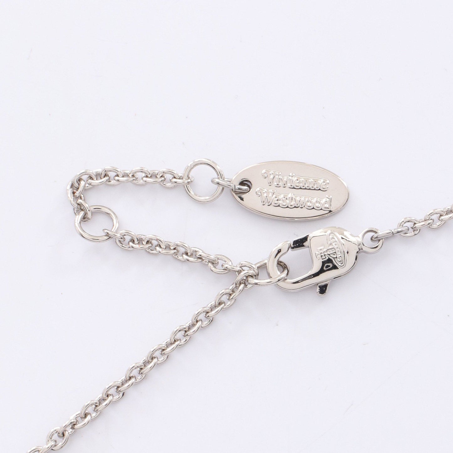 KIKA ORB ネックレス ラインストーン シルバー ピンク ヴィヴィアンウエストウッド アクセサリー Vivienne Westwood