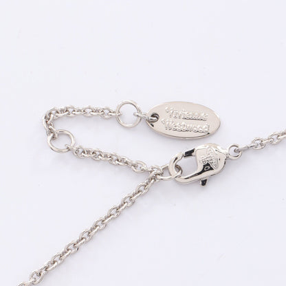 KIKA ORB ネックレス ラインストーン シルバー ピンク ヴィヴィアンウエストウッド アクセサリー Vivienne Westwood