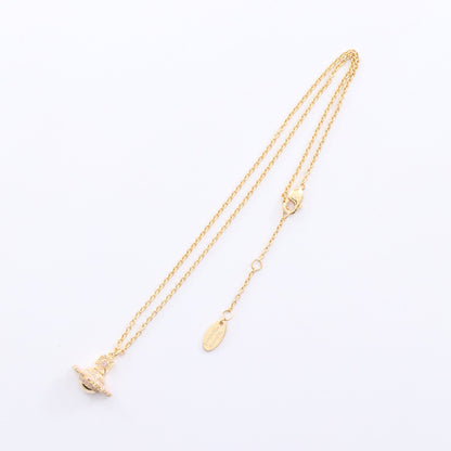 JORDANA ネックレス GP ラインストーン ゴールド ライトピンク ヴィヴィアンウエストウッド アクセサリー Vivienne Westwood