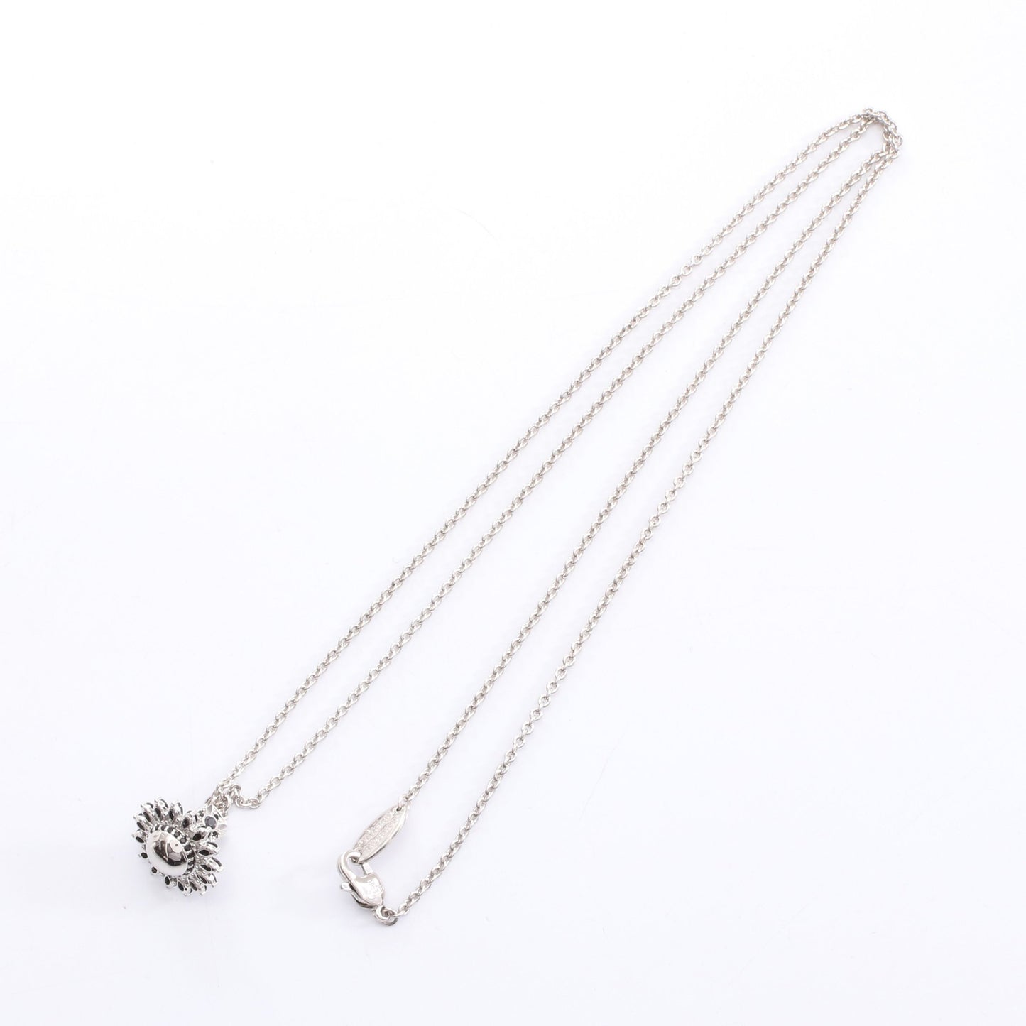 JORDANA ネックレス シルバー ラインストーン シルバー ブラック ヴィヴィアンウエストウッド アクセサリー Vivienne Westwood