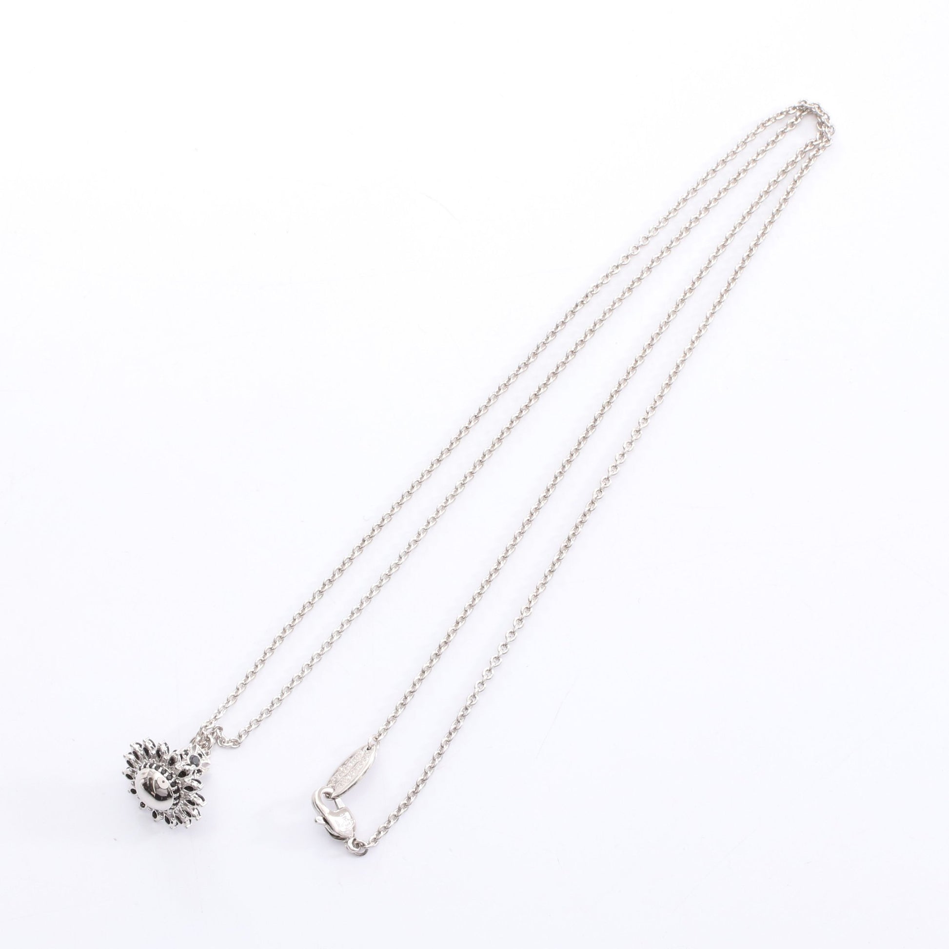 JORDANA ネックレス シルバー ラインストーン シルバー ブラック ヴィヴィアンウエストウッド アクセサリー Vivienne Westwood