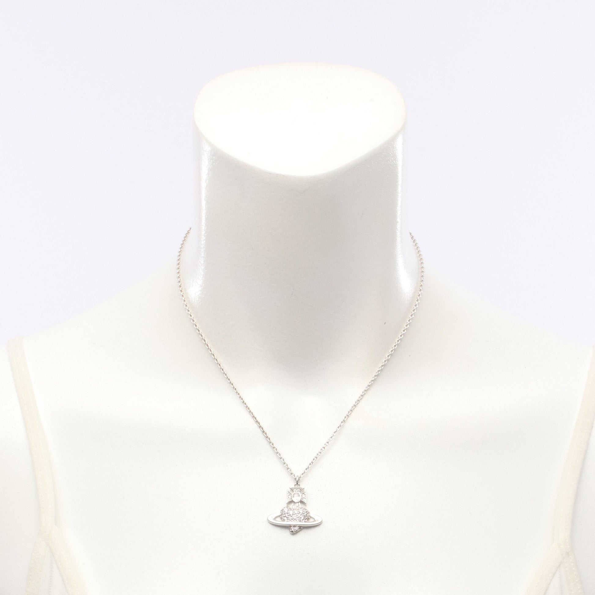 AGNATHA ネックレス ラインストーン シルバー クリア ヴィヴィアンウエストウッド アクセサリー Vivienne Westwood