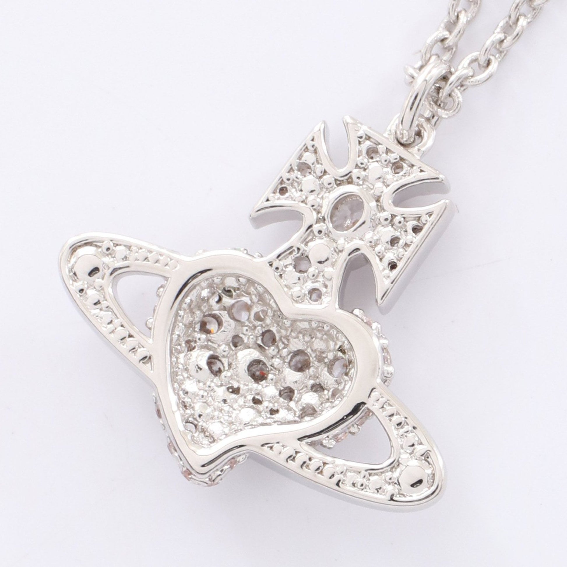 AGNATHA ネックレス ラインストーン シルバー クリア ヴィヴィアンウエストウッド アクセサリー Vivienne Westwood