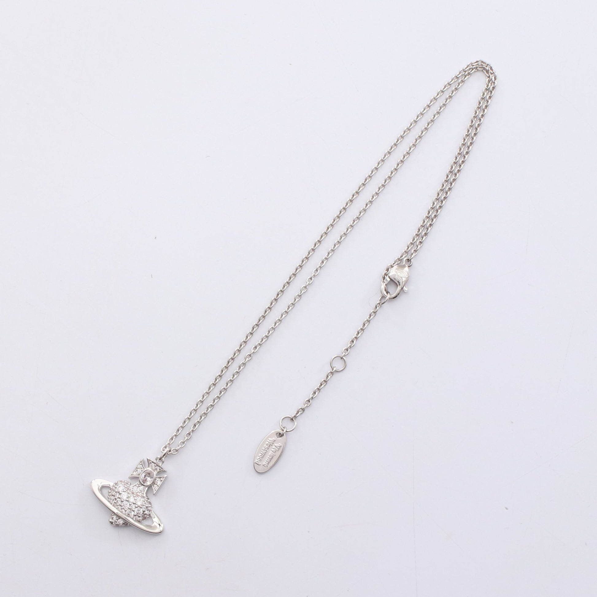 AGNATHA ネックレス ラインストーン シルバー クリア ヴィヴィアンウエストウッド アクセサリー Vivienne Westwood