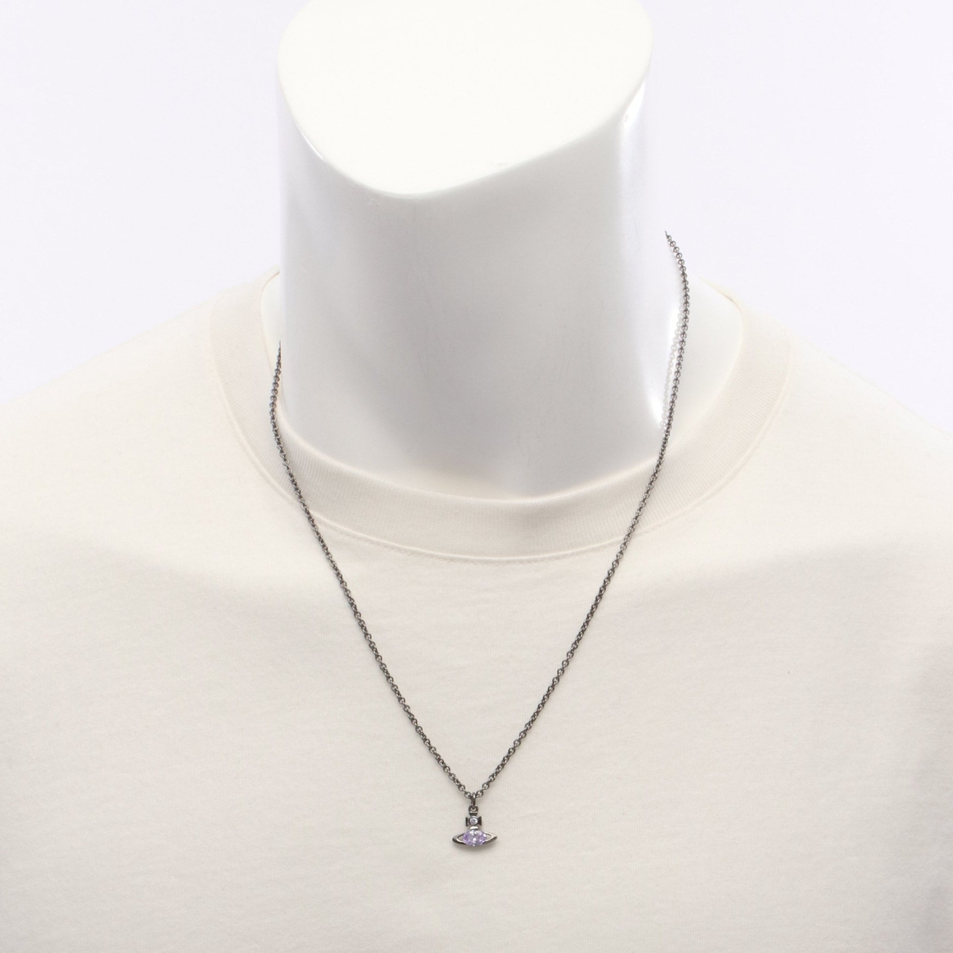 ALLIERA ネックレス GP ラインストーン ブラック ライトパープル ヴィヴィアンウエストウッド アクセサリー Vivienne Westwood