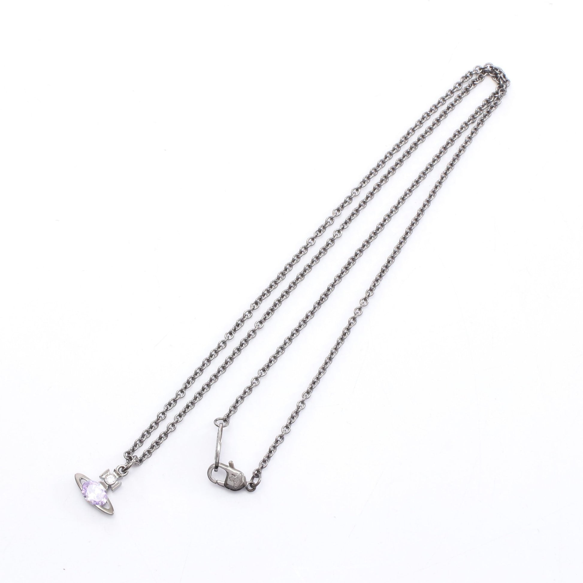 ALLIERA ネックレス GP ラインストーン ブラック ライトパープル ヴィヴィアンウエストウッド アクセサリー Vivienne Westwood