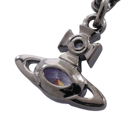 ALLIERA ネックレス GP ラインストーン ブラック ライトパープル ヴィヴィアンウエストウッド アクセサリー Vivienne Westwood
