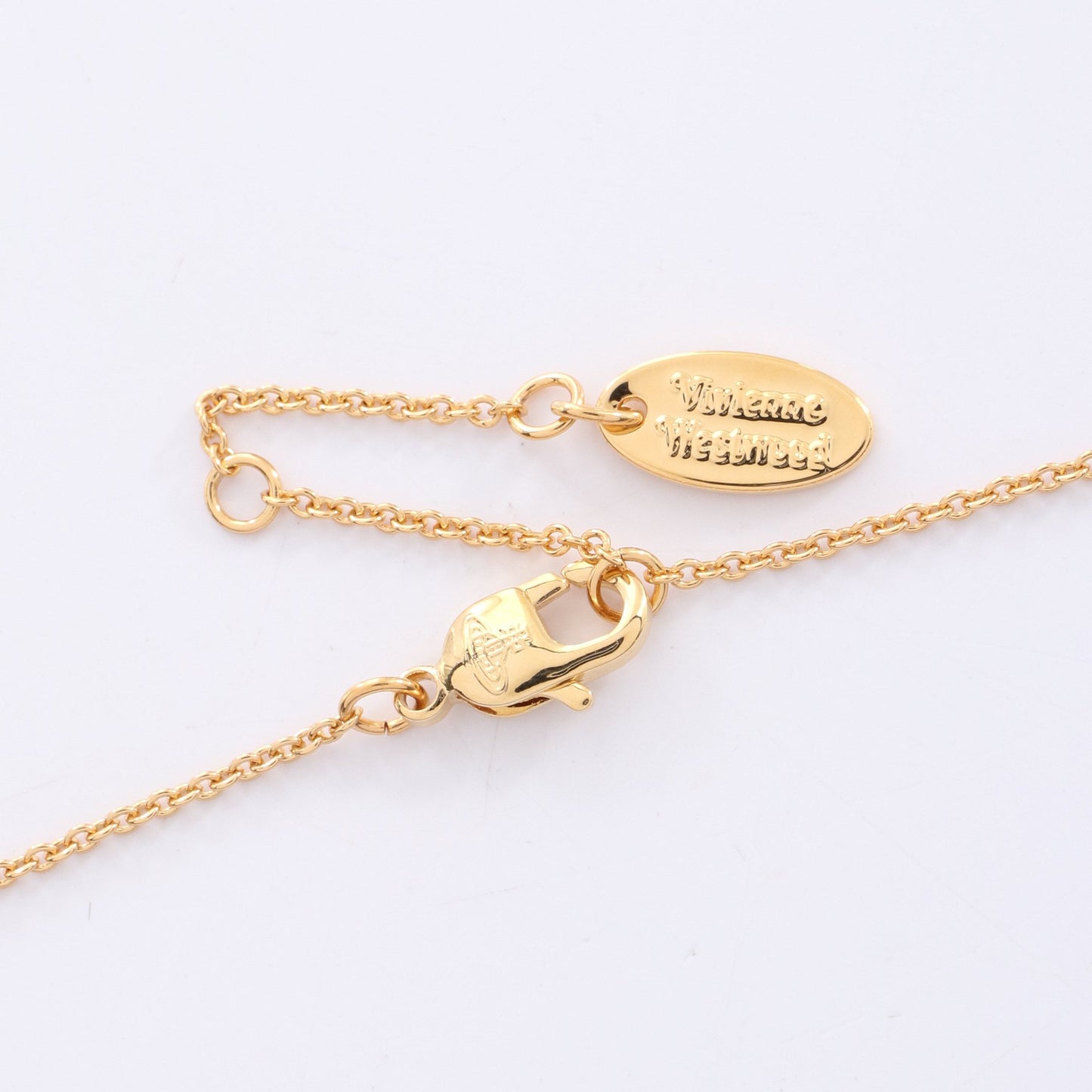 DIAMANTE HEART ネックレス GP ラインストーン ゴールド ピンク クリア ヴィヴィアンウエストウッド アクセサリー Vivienne Westwood
