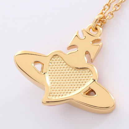 DIAMANTE HEART ネックレス GP ラインストーン ゴールド ピンク クリア ヴィヴィアンウエストウッド アクセサリー Vivienne Westwood