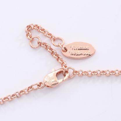 NEW TINY ORB ネックレス GP ラインストーン ピンクゴールド マルチカラー ヴィヴィアンウエストウッド アクセサリー Vivienne Westwood