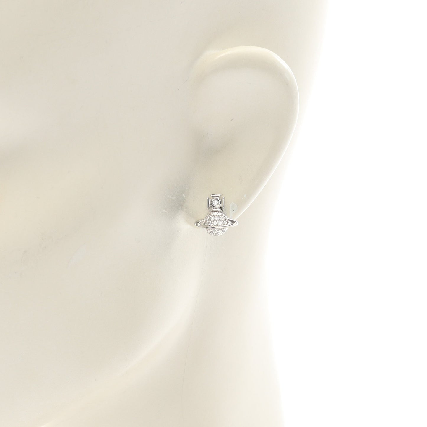 TAMIA ピアス ラインストーン シルバー クリア ヴィヴィアンウエストウッド アクセサリー Vivienne Westwood