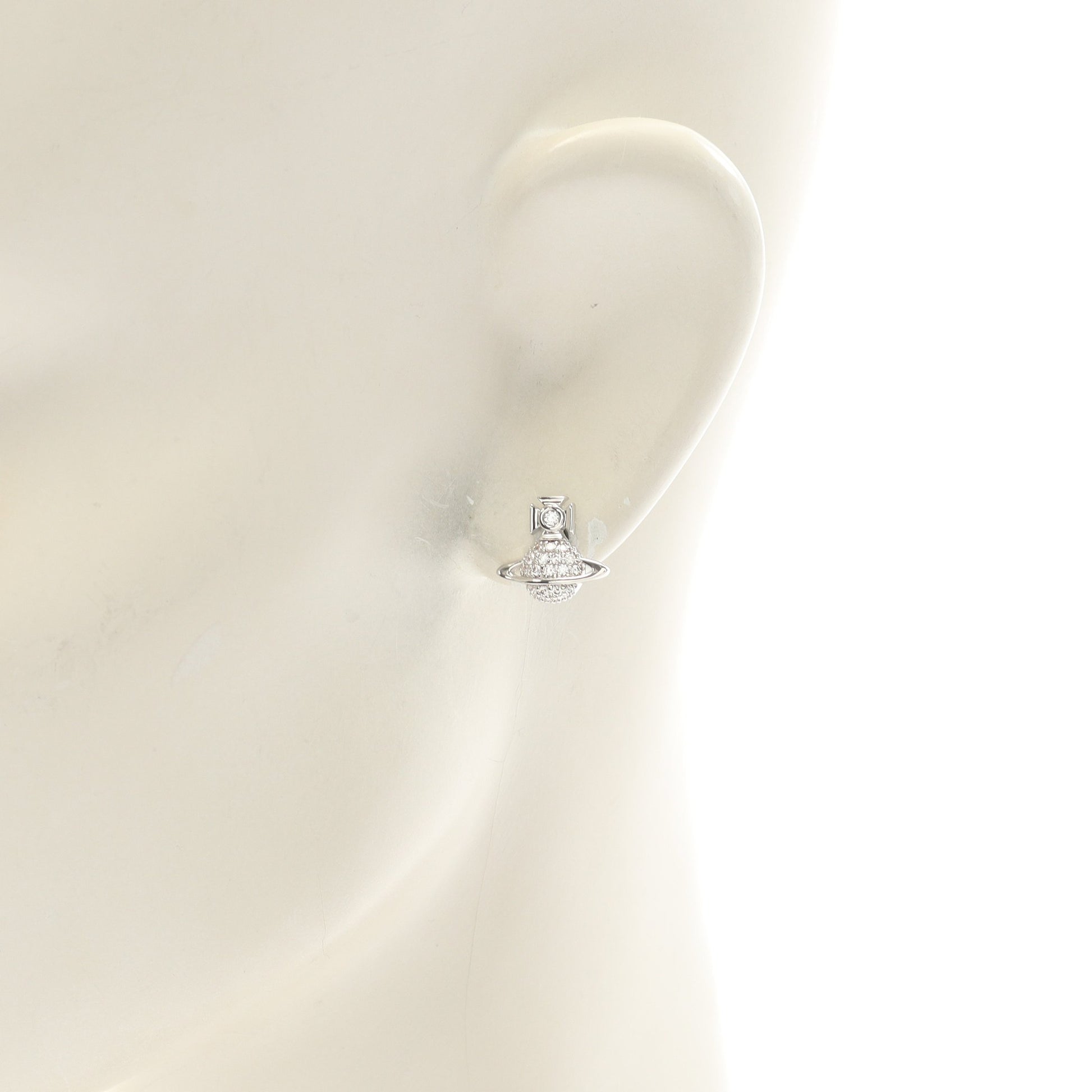 TAMIA ピアス ラインストーン シルバー クリア ヴィヴィアンウエストウッド アクセサリー Vivienne Westwood