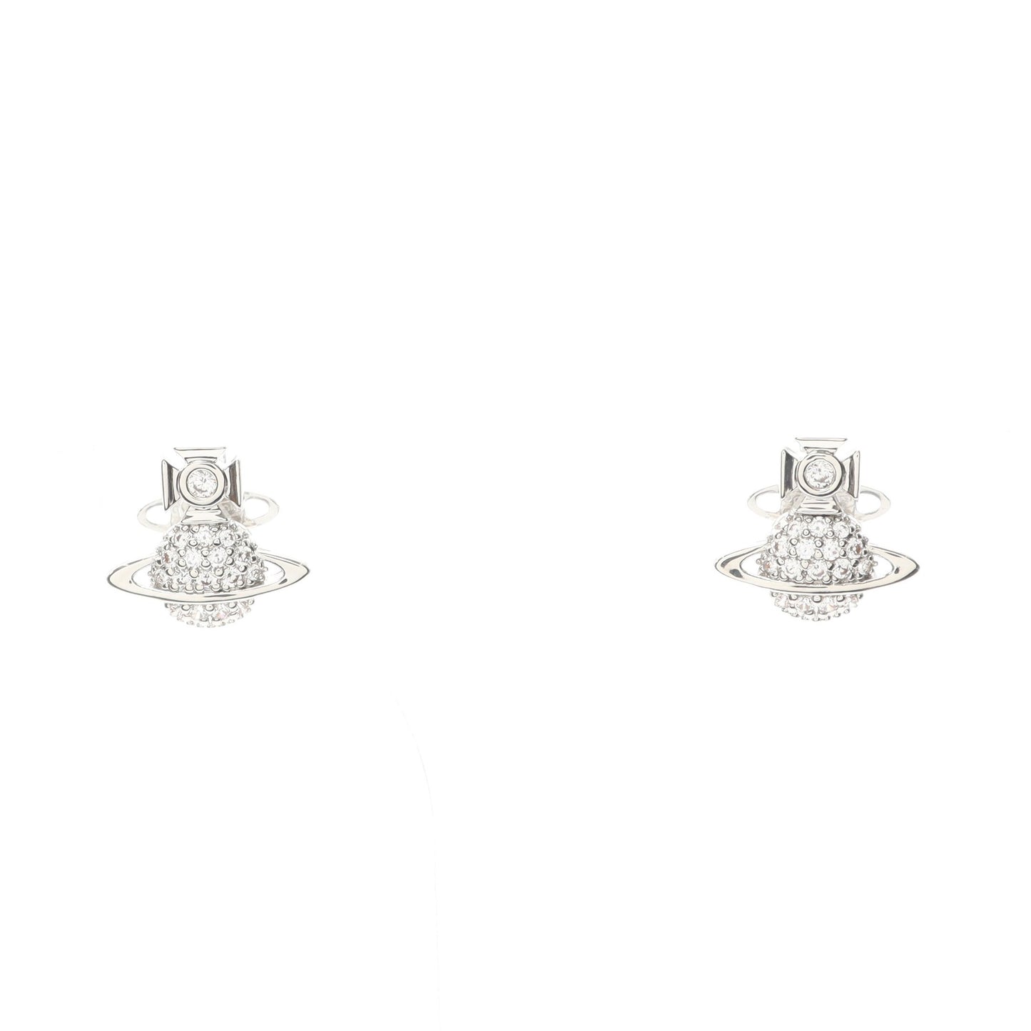 TAMIA ピアス ラインストーン シルバー クリア ヴィヴィアンウエストウッド アクセサリー Vivienne Westwood