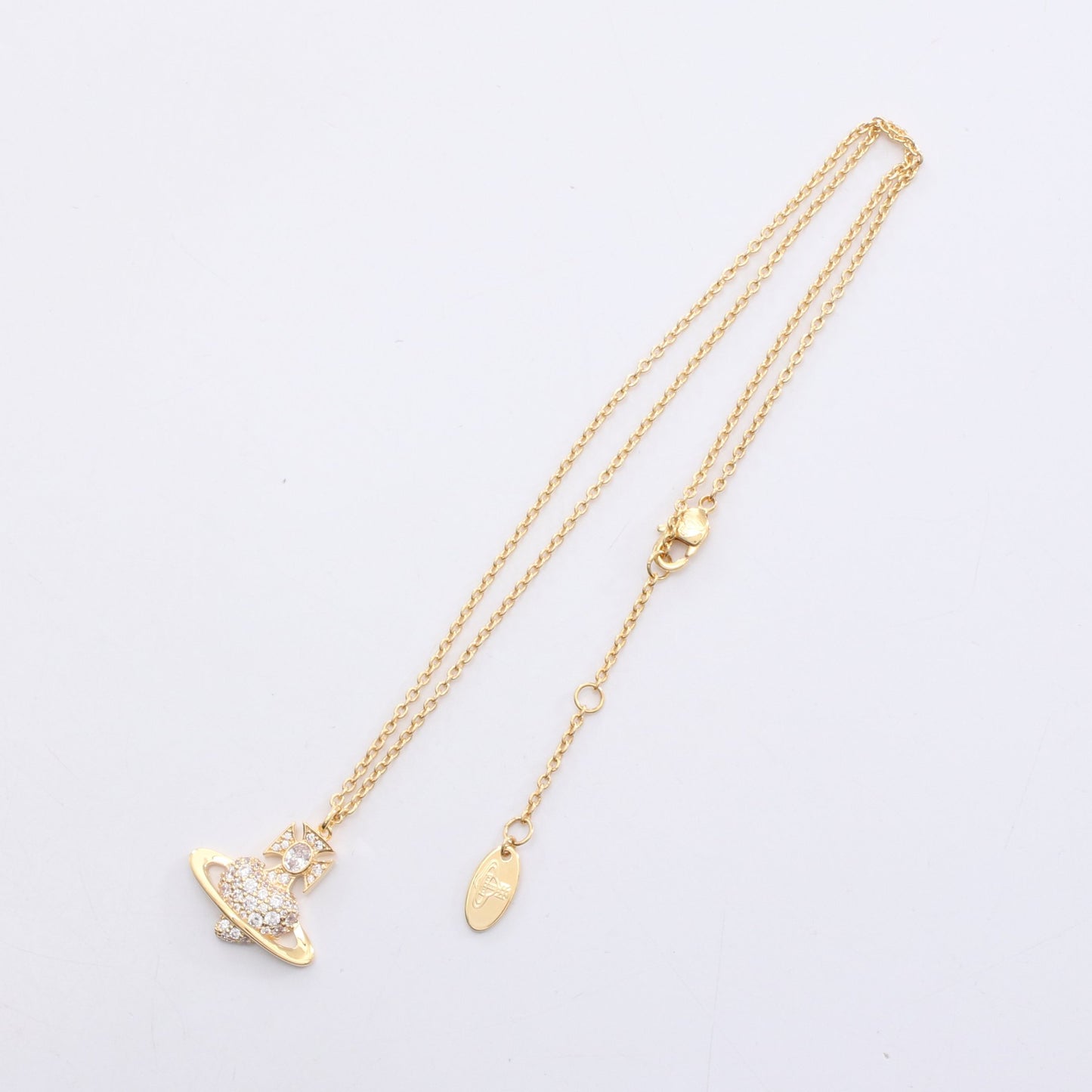 AGNATHA ネックレス GP ラインストーン ゴールド クリア ヴィヴィアンウエストウッド アクセサリー Vivienne Westwood