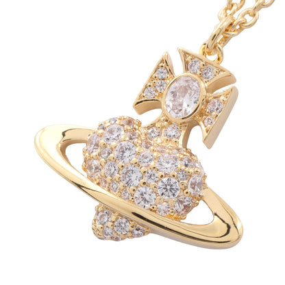 AGNATHA ネックレス GP ラインストーン ゴールド クリア ヴィヴィアンウエストウッド アクセサリー Vivienne Westwood