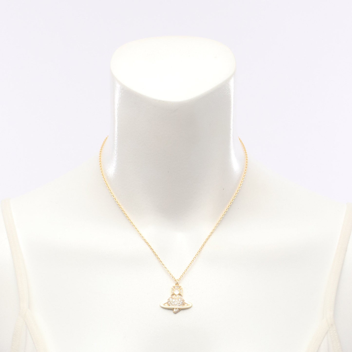 AGNATHA ネックレス GP ラインストーン ゴールド クリア ヴィヴィアンウエストウッド アクセサリー Vivienne Westwood