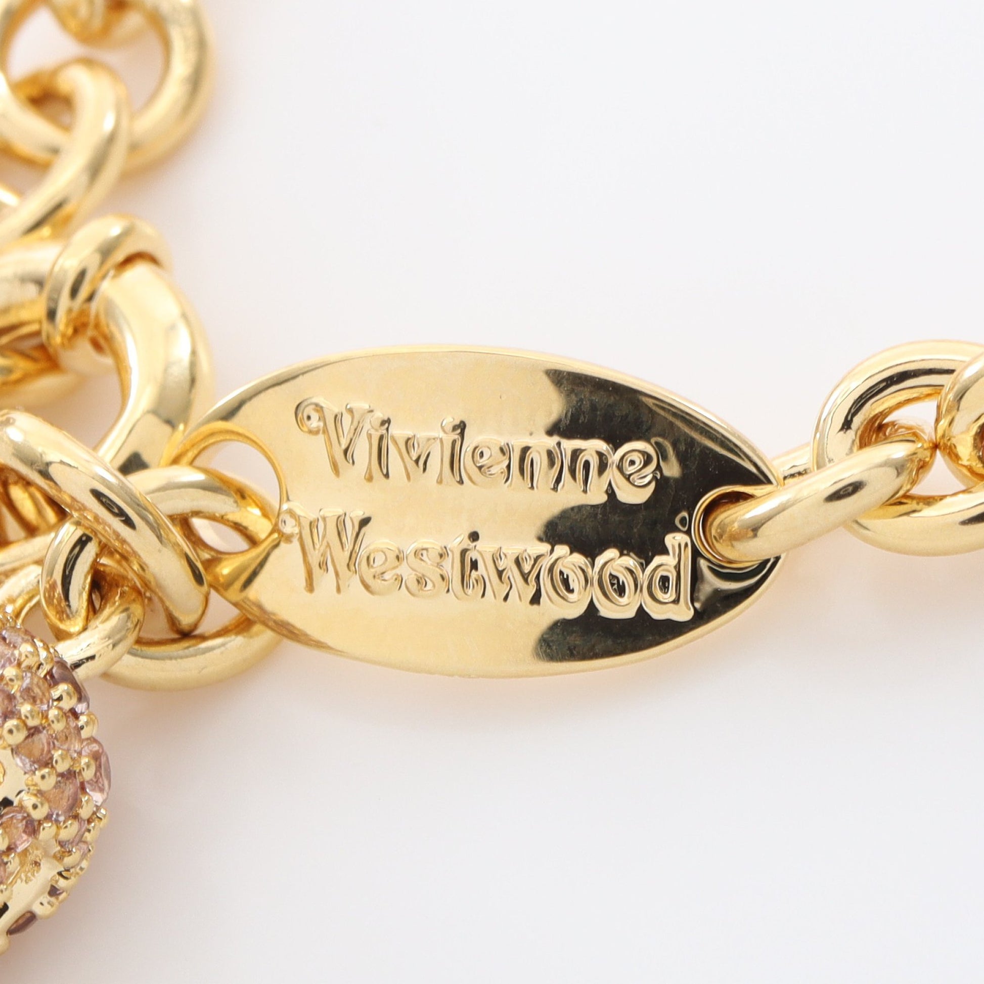 CIRCE ブレスレット GP ラインストーン ゴールド ピンク ヴィヴィアンウエストウッド アクセサリー Vivienne Westwood
