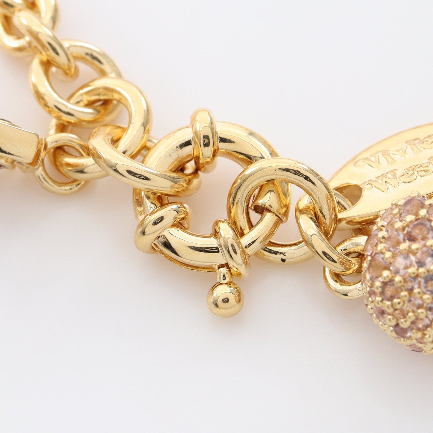 CIRCE ブレスレット GP ラインストーン ゴールド ピンク ヴィヴィアンウエストウッド アクセサリー Vivienne Westwood