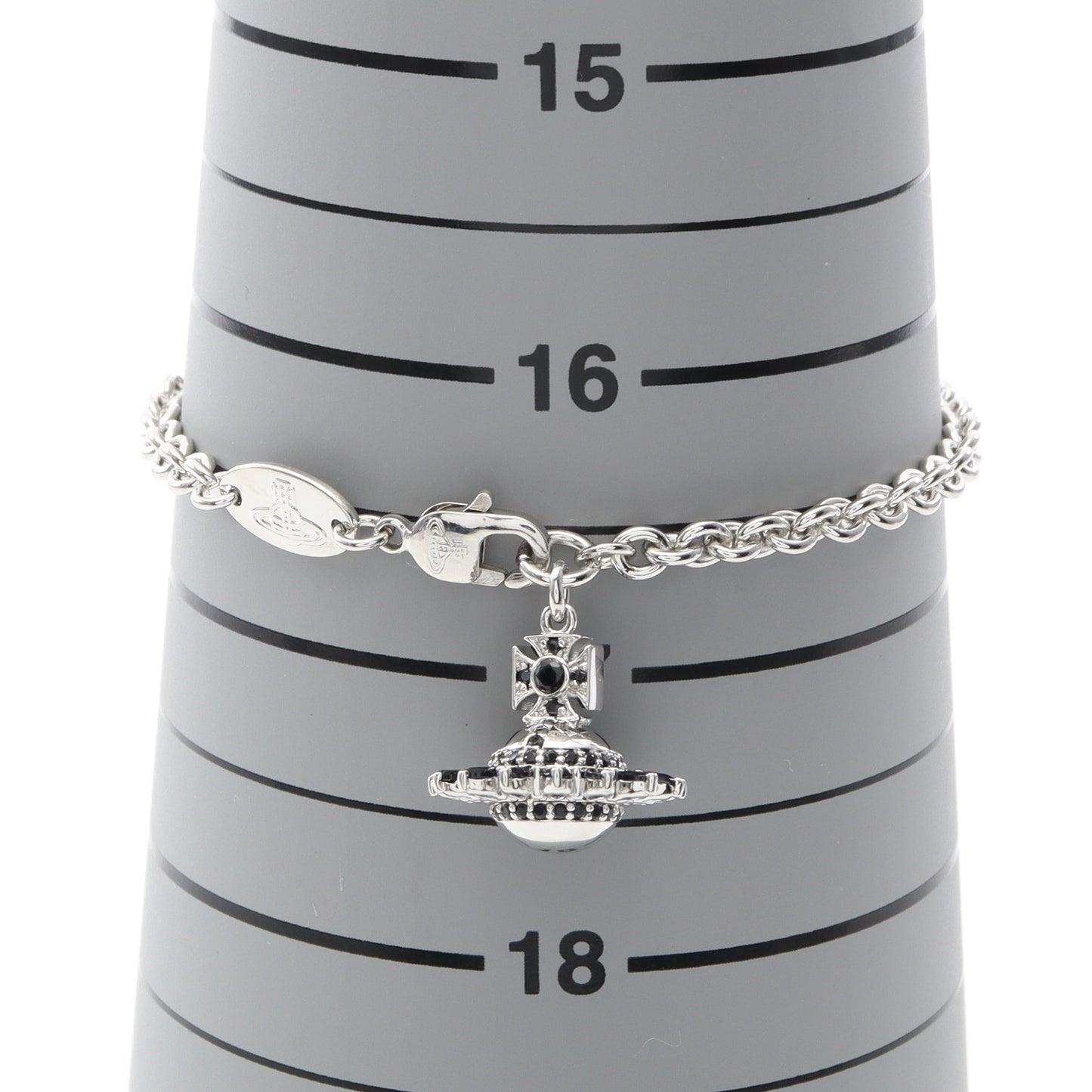 JORDANA ブレスレット ラインストーン シルバー ブラック ヴィヴィアンウエストウッド アクセサリー Vivienne Westwood