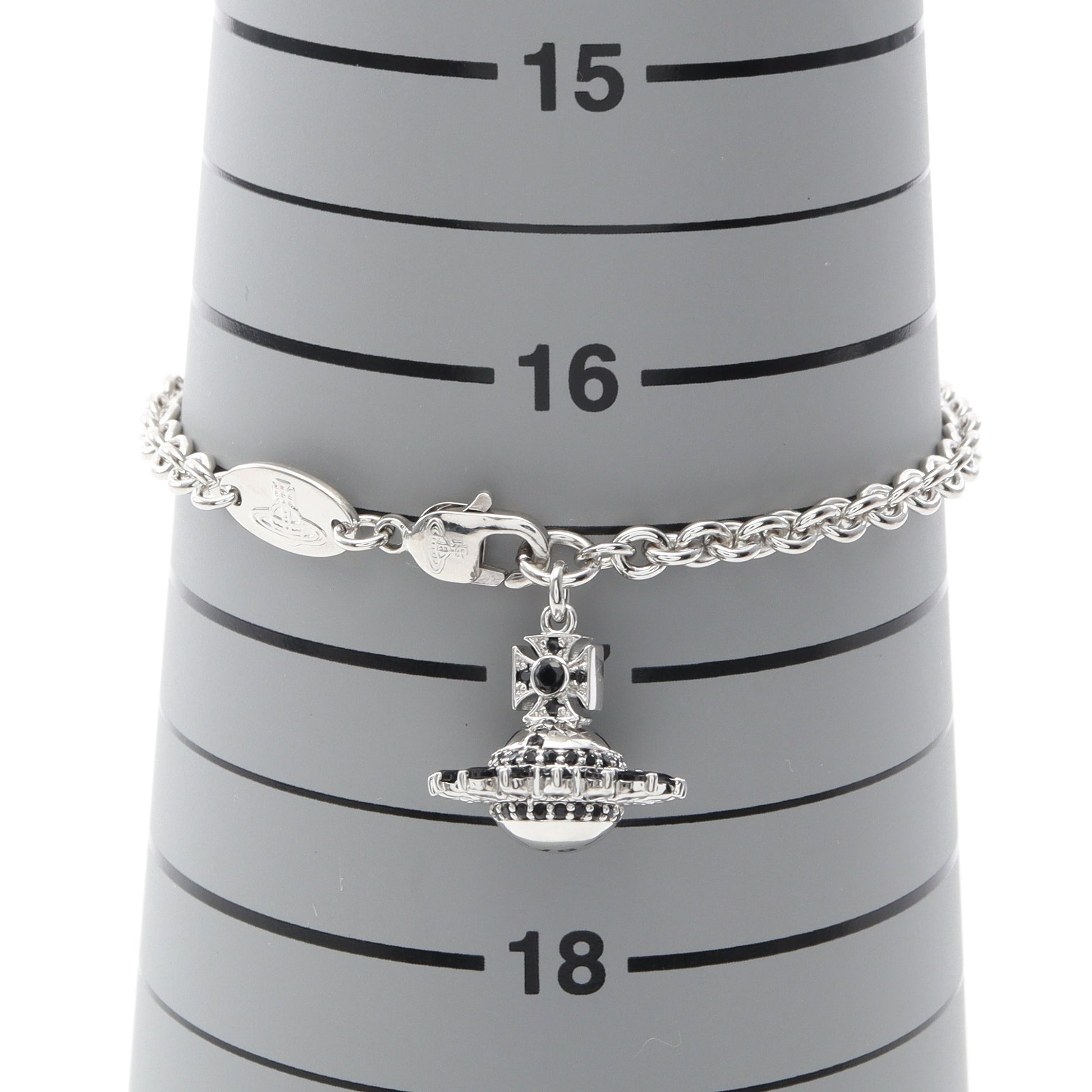 JORDANA ブレスレット ラインストーン シルバー ブラック ヴィヴィアンウエストウッド アクセサリー Vivienne Westwood