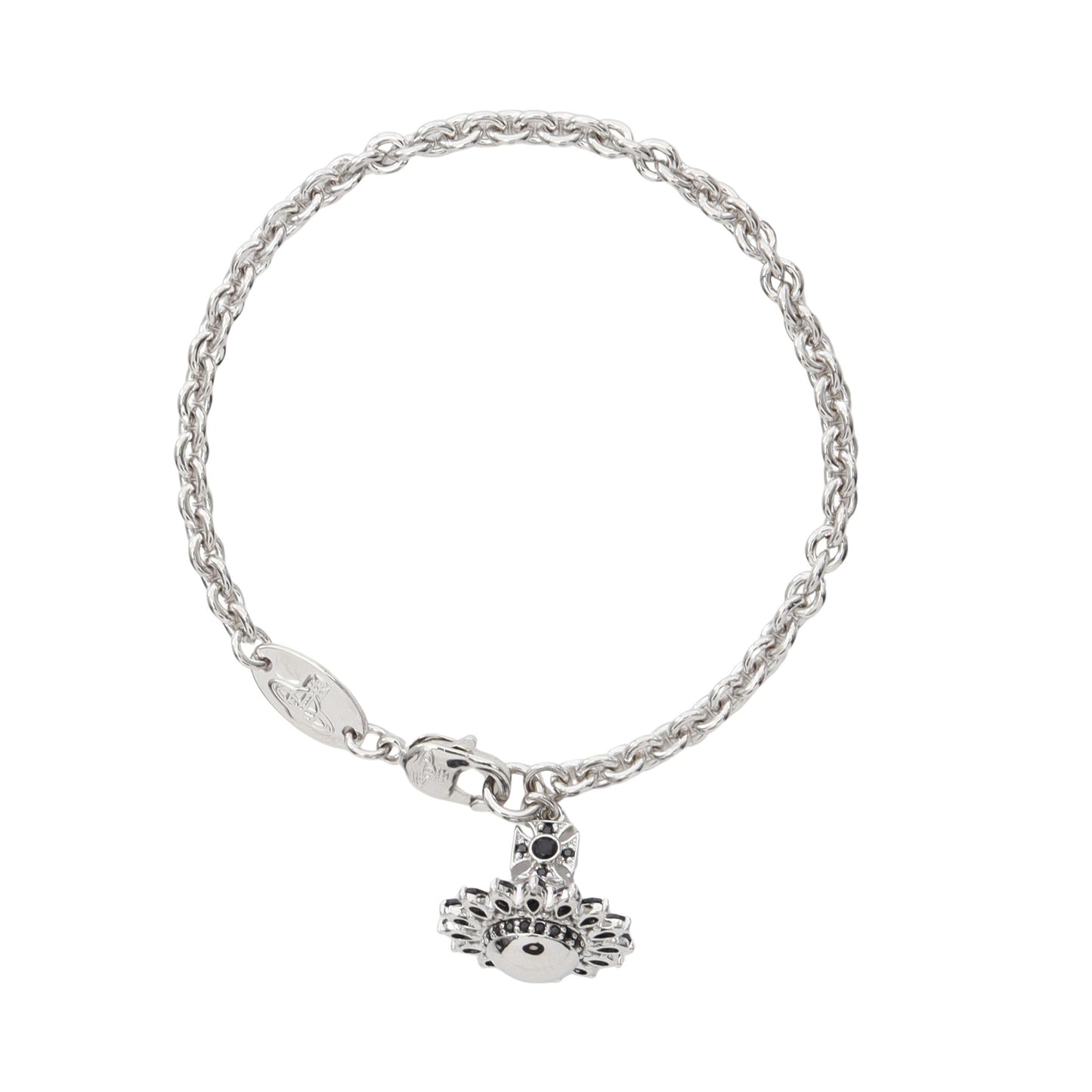 JORDANA ブレスレット ラインストーン シルバー ブラック ヴィヴィアンウエストウッド アクセサリー Vivienne Westwood