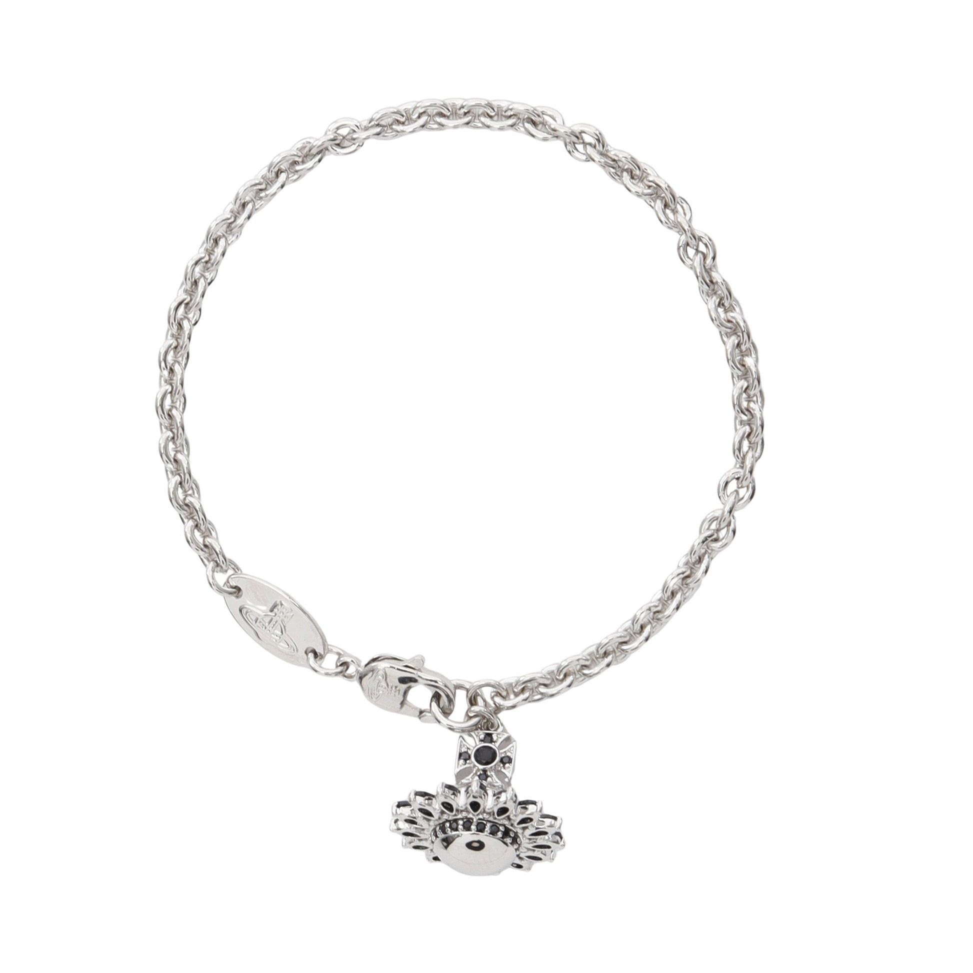 JORDANA ブレスレット ラインストーン シルバー ブラック ヴィヴィアンウエストウッド アクセサリー Vivienne Westwood
