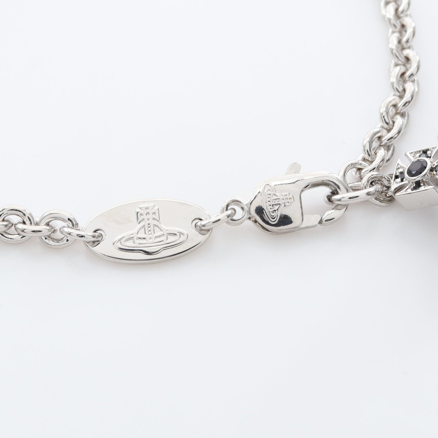 JORDANA ブレスレット ラインストーン シルバー ブラック ヴィヴィアンウエストウッド アクセサリー Vivienne Westwood